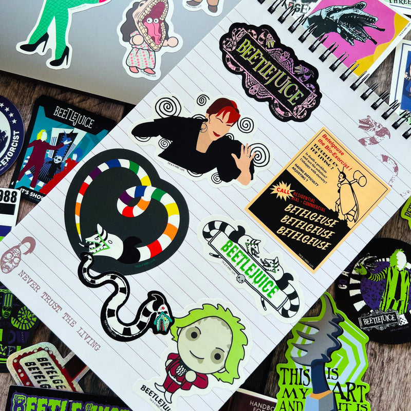 Conquest Journals - Beetlejuice Never Trust the Living Decals