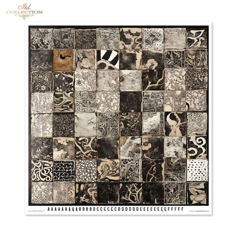ITD Collection - Black & White Scrapbooking Papers