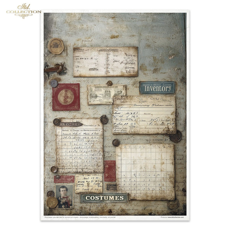 ITD Collection - Carnival - Masquerade - Rice Paper Set