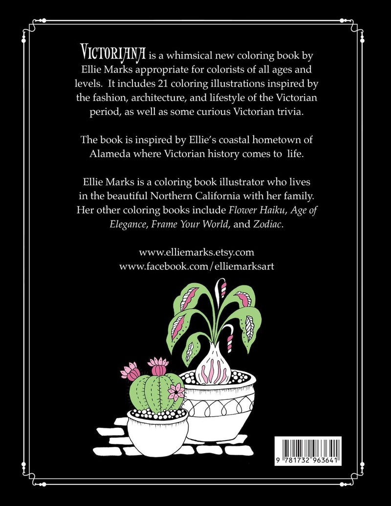 Ellie Marks - Victoriana: Coloring book by Ellie Marks