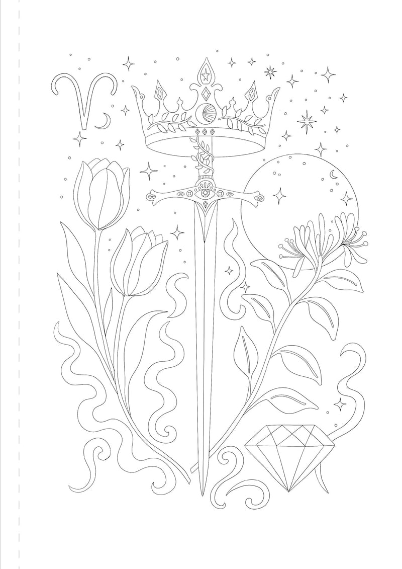 Sofia Liotta - A Mystical Coloring Book - Zodiac Magic