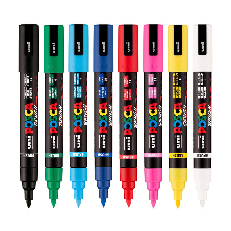 POSCA - Paint Marker Brush Tip Set (1-4 mm)