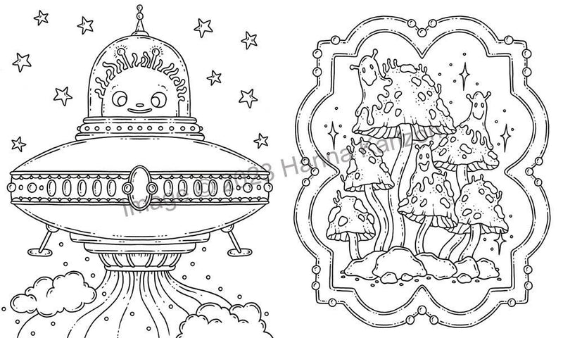 Hanna Karlzon - Space - Coloring Book