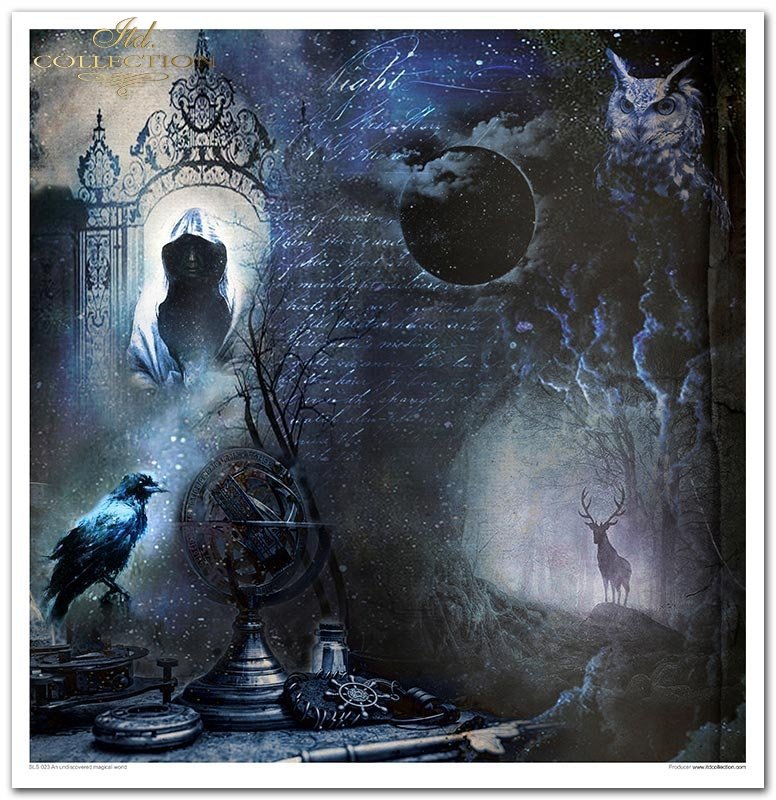 ITD Collection - An Undiscovered Magical World Scrapbooking Papers