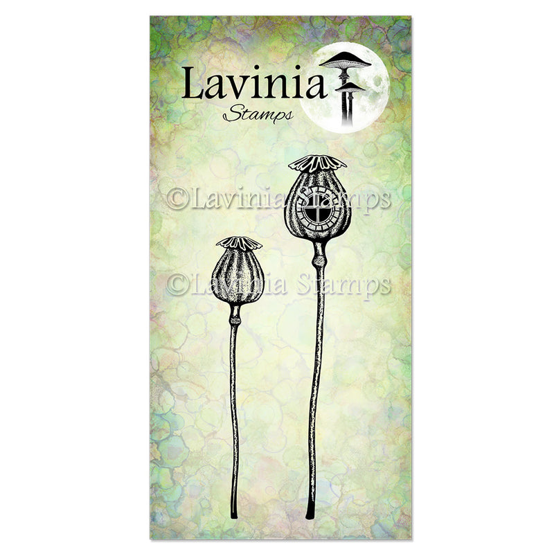 Lavinia Stamps - Twilight Tea Collection - Poppy Dwellings Stamp
