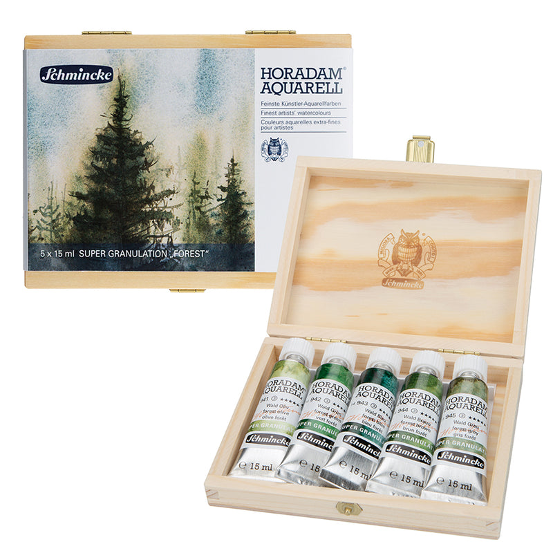 Schmincke - Horadam Aquarell - Super Granulating Watercolor Set - Forest