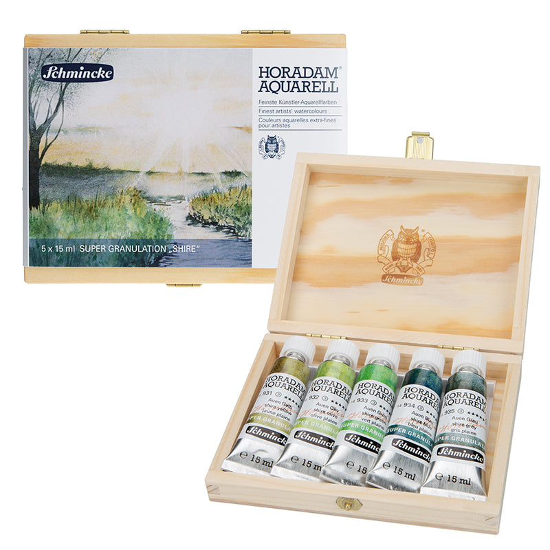 Schmincke - Horadam Aquarell - Super Granulating Watercolor Set - Shire