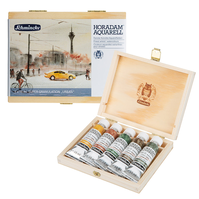 Schmincke - Horadam Aquarell - Super Granulating Watercolor Set - Urban