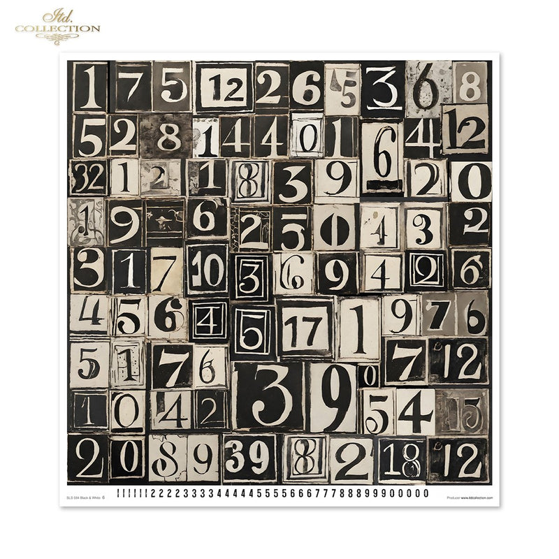 ITD Collection - Black & White Scrapbooking Papers