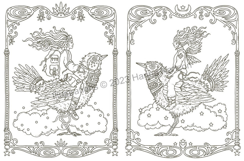 Hanna Karlzon - Tales from the City Among the Stars - Coloring Book