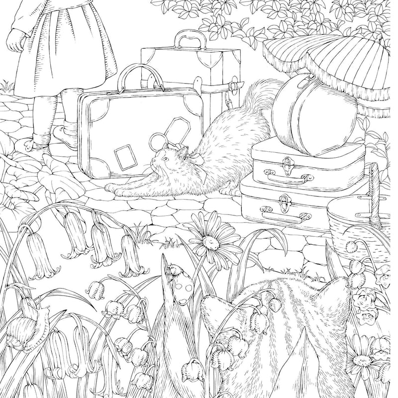 Kanoko Egusa - Leon's Journey Coloring Book - A Curious Cat's Adventure