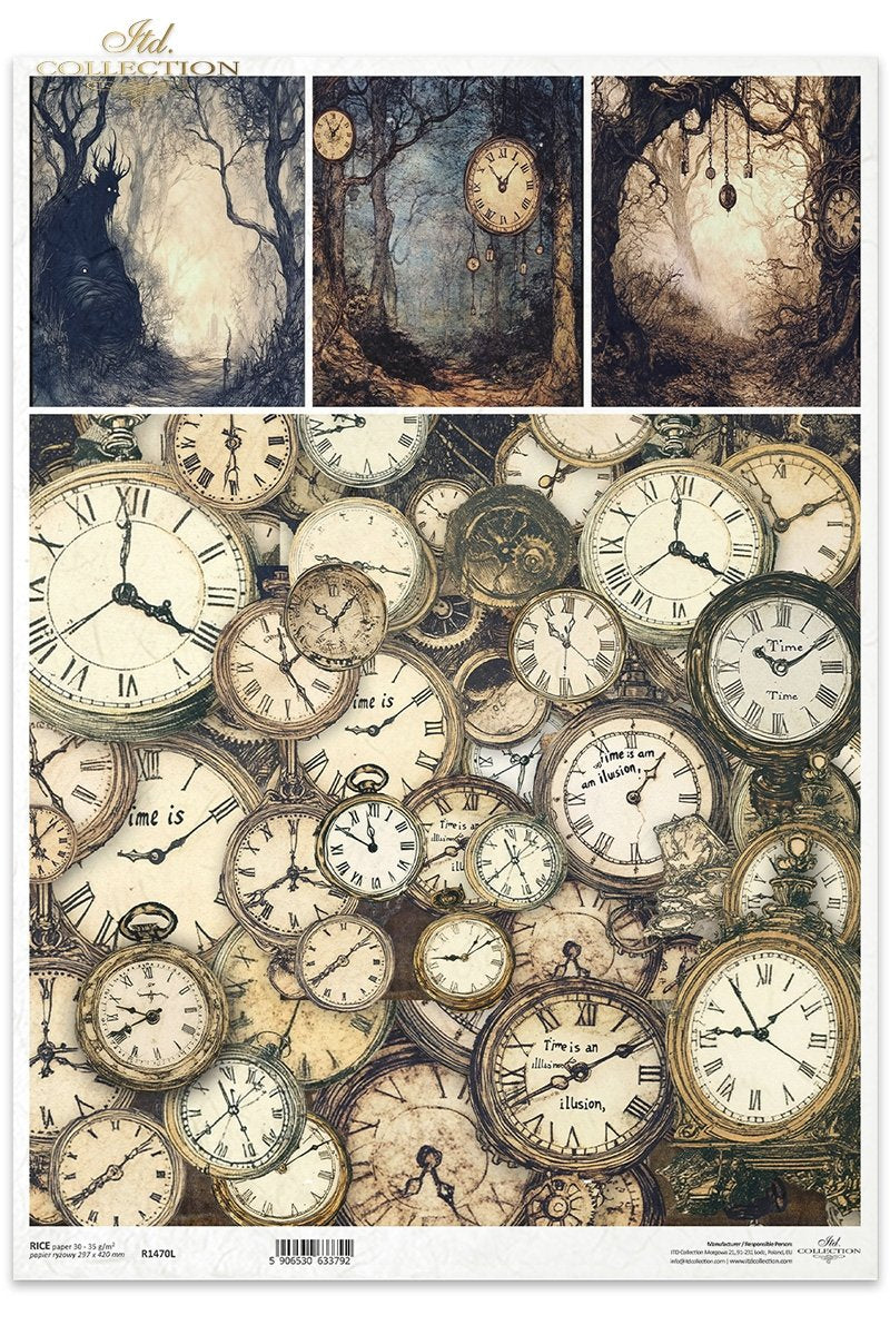 ITD Collection - Alice in Wonderland - R1470L - A3 Rice Paper