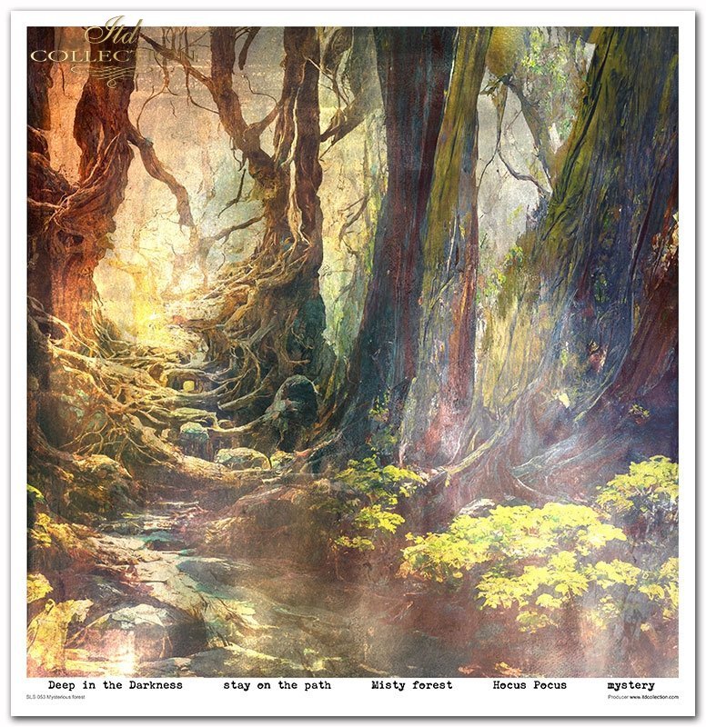 ITD Collection - Mysterious Forest Scrapbooking Papers