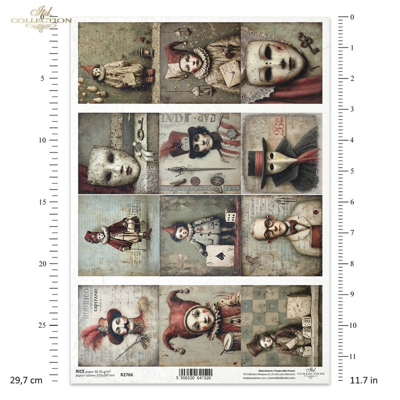 ITD Collection - Carnival - Rice Paper - R2766