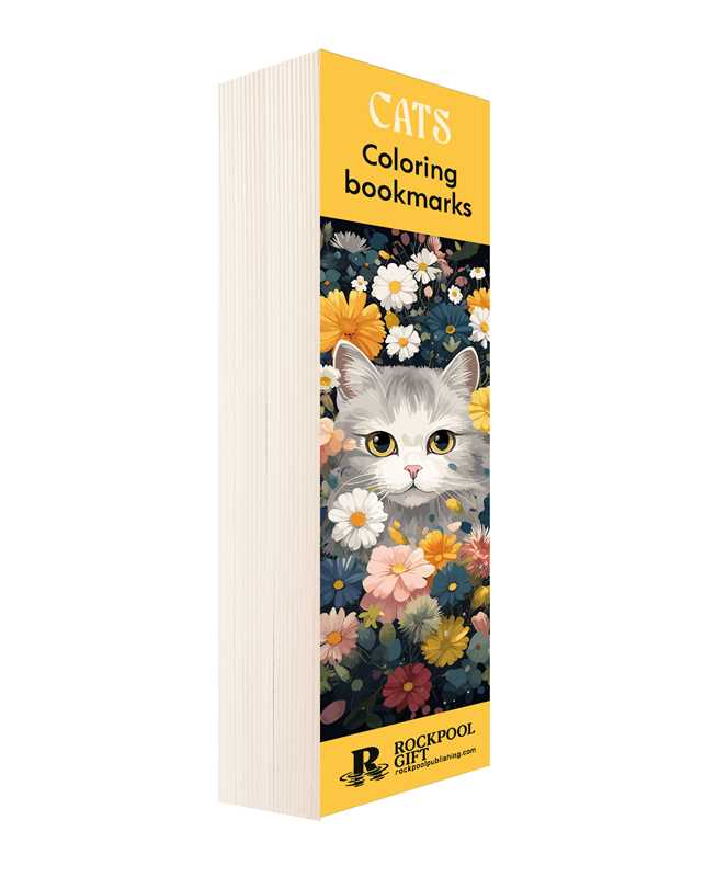 Rockpool Publishing - Cats Coloring Bookmarks