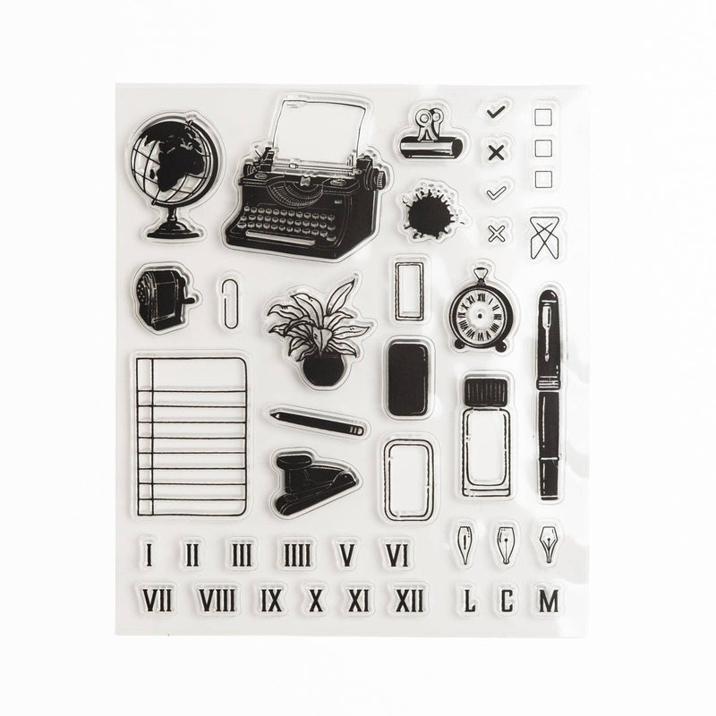 Archer and Olive - The Writer's Desk Acrylic Stamp Set
