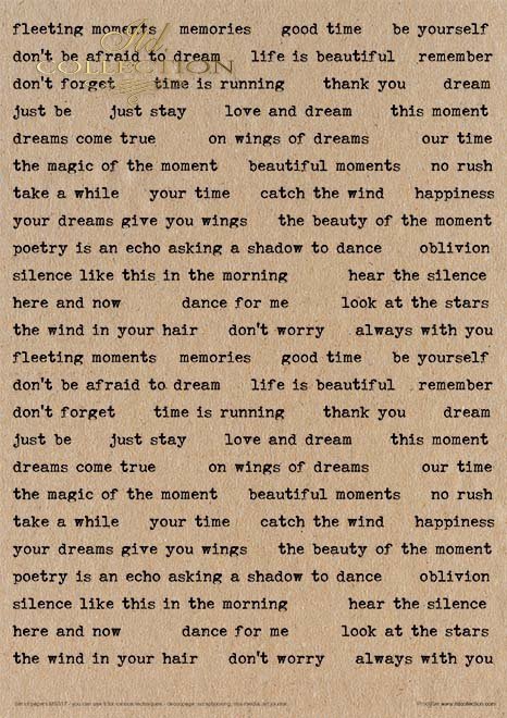 ITD Collection - Old Diary - Ephemeral Moments Creative Set