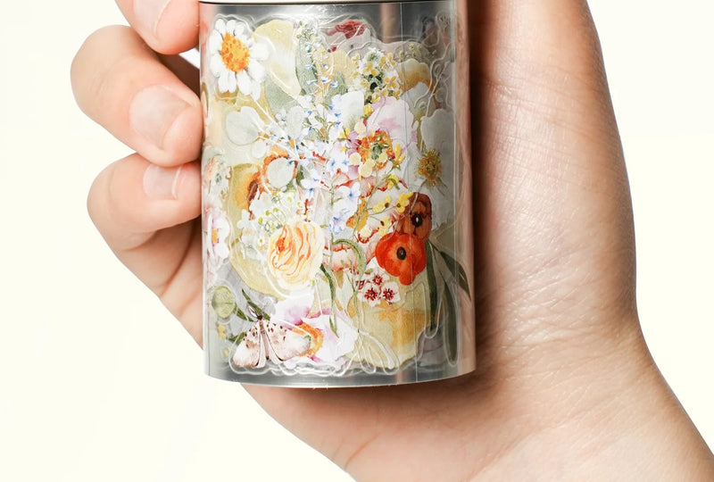 The Washi Tape Shop - Pre-cut Floral Finch Wide PET Tape