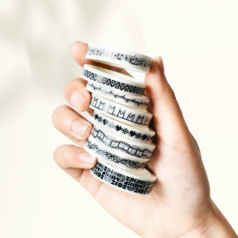 The Washi Tape Shop - Pixel Dash Slim Washi Tape Set