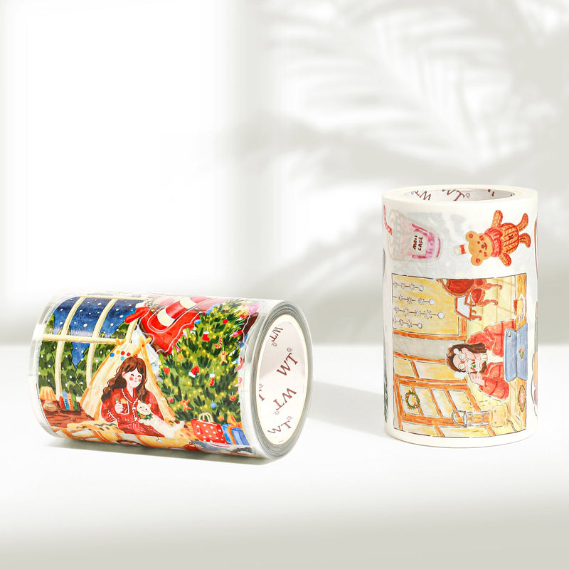 The Washi Tape Shop - Pre-cut Reindeer's Journey Wide Washi/PET Tape