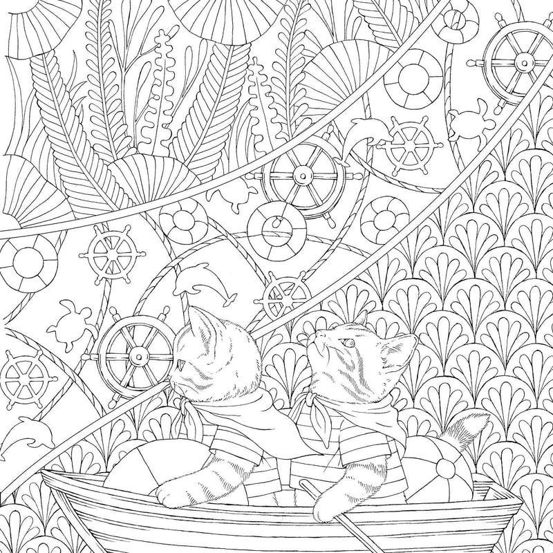 Kanoko Egusa - Symphony of Cute Animals - A Curious Coloring Book Adventure