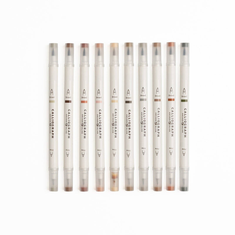 Archer and Olive - Quiet Corners - Calliograph Pens