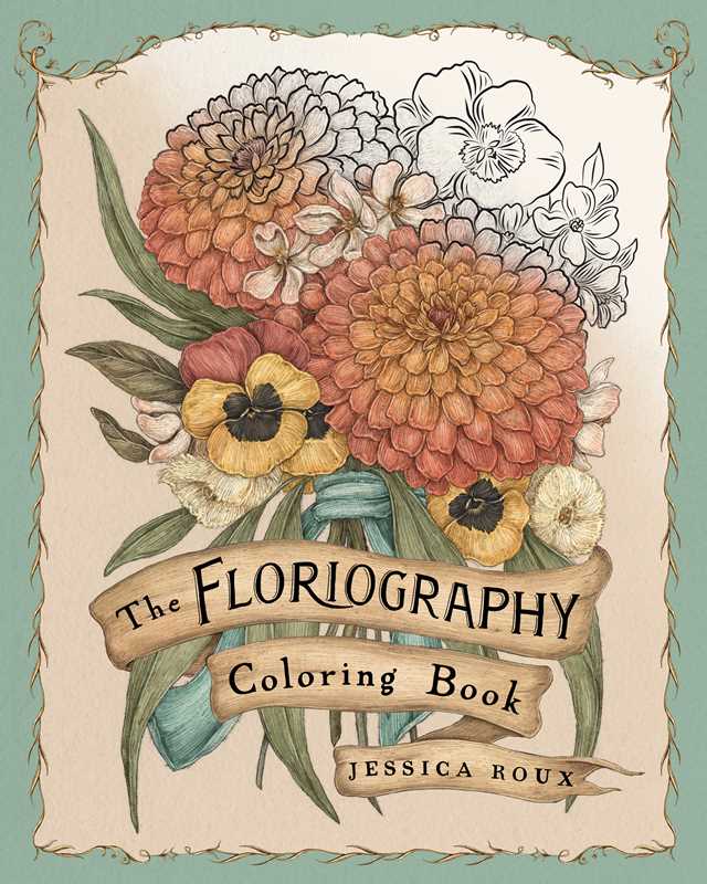 Jessica Roux - Floriography Coloring Book