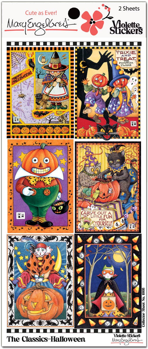 Violette Stickers - Mary Engelbreit® Classics Halloween Stickers
