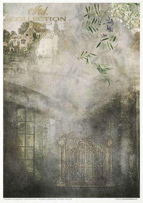 ITD Collection - Old Diary Ephemeral Moments - Rice Paper Set