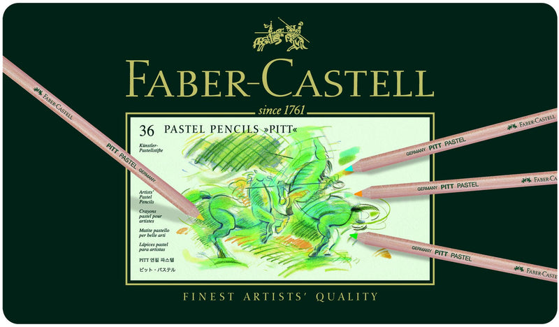Faber-Castell - Pitt Pastel Pencils Artist Tin - Set of 36