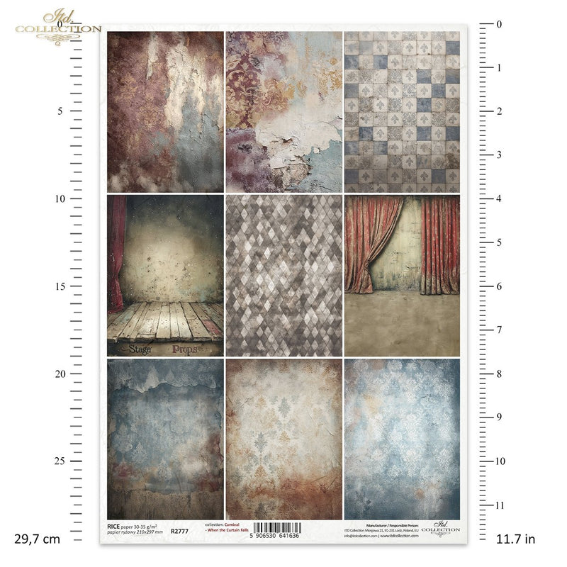 ITD Collection - Carnival - Rice Paper - R2777