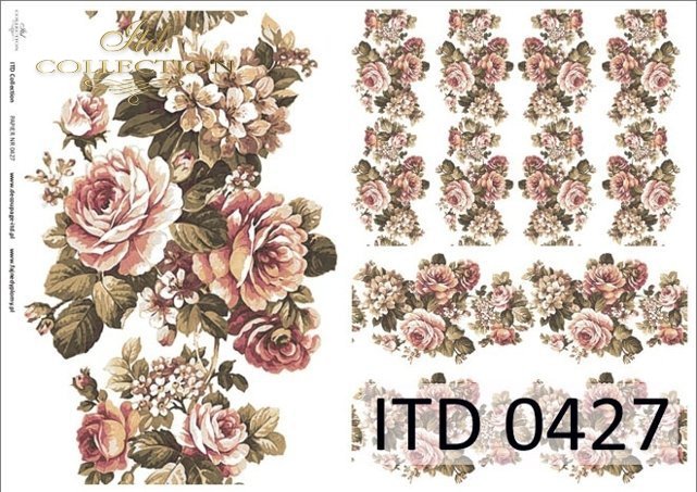 ITD Collection - Fall Flowers - Classic Paper