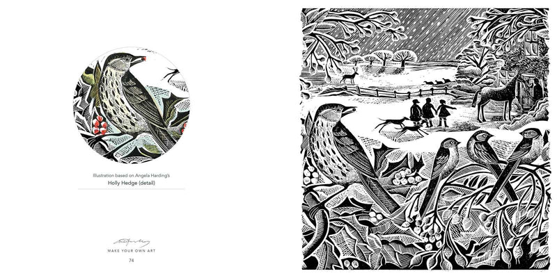 Angela Harding - Countryside Colouring Book