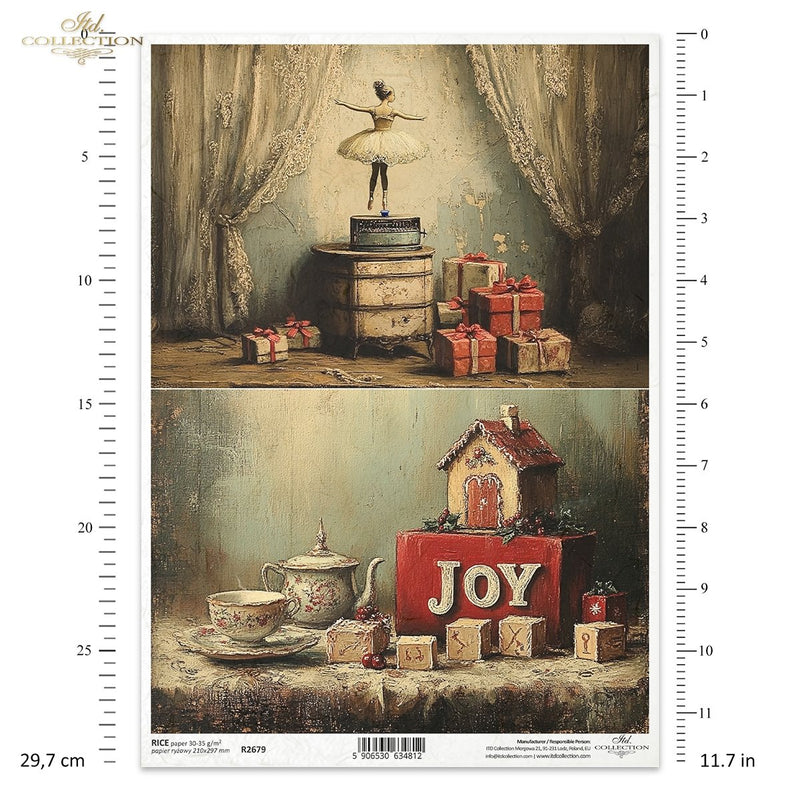 ITD Collection - Retro Toys - Rice Paper - R2679