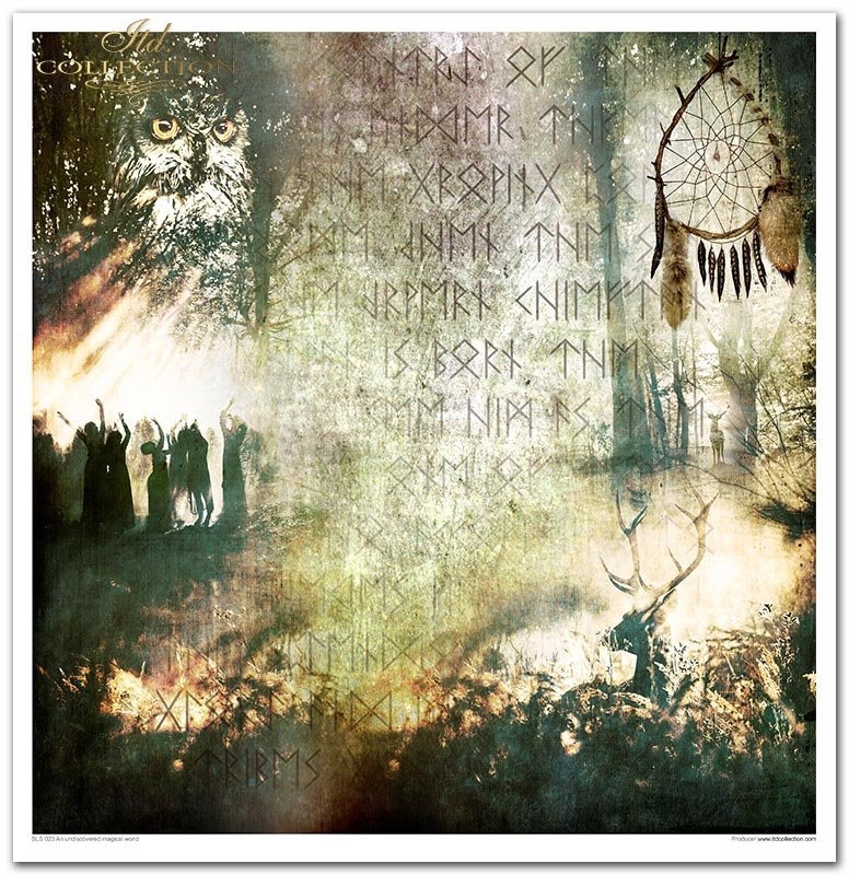 ITD Collection - An Undiscovered Magical World Scrapbooking Papers