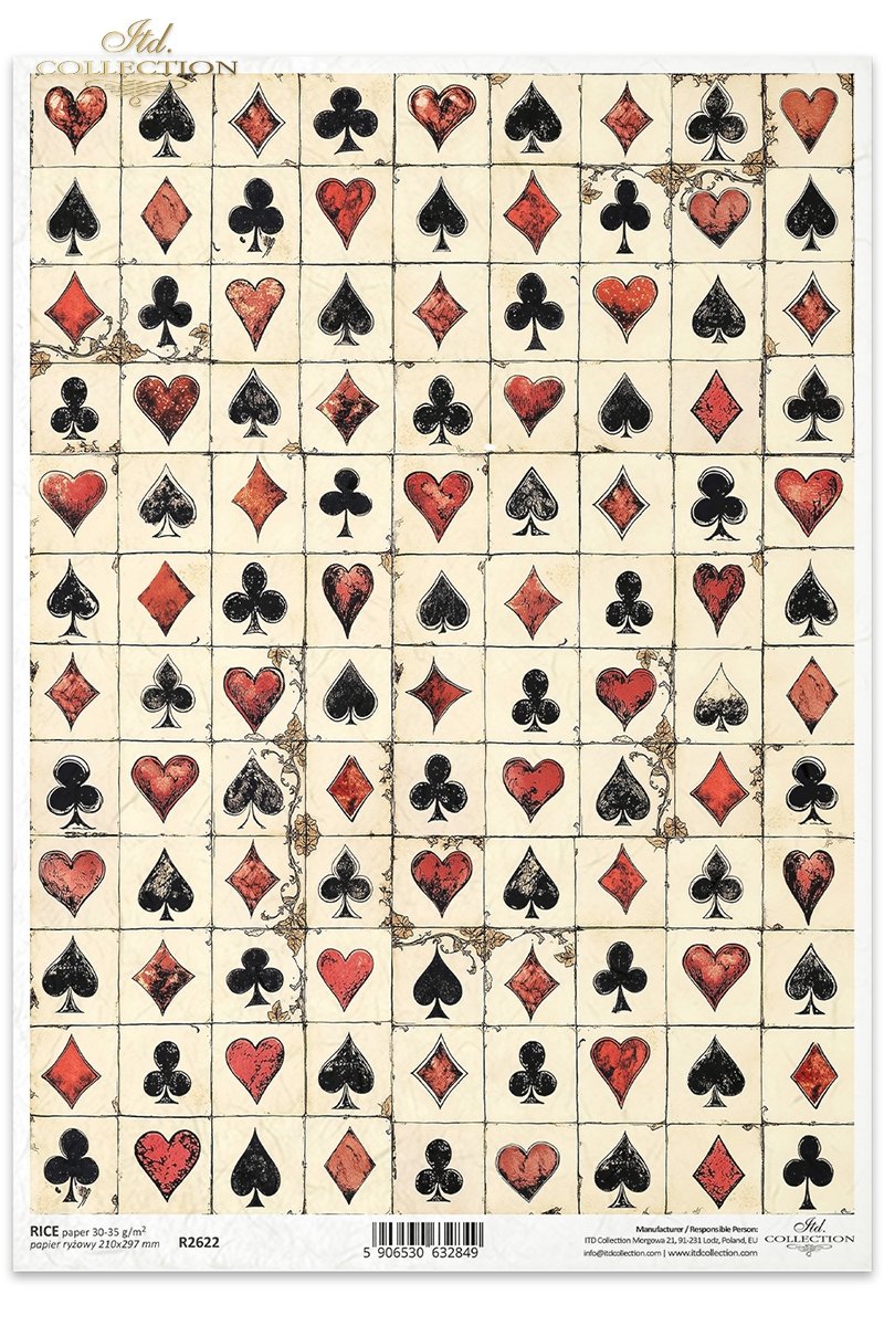 ITD Collection - Alice in Wonderland - Rice Paper - R2622