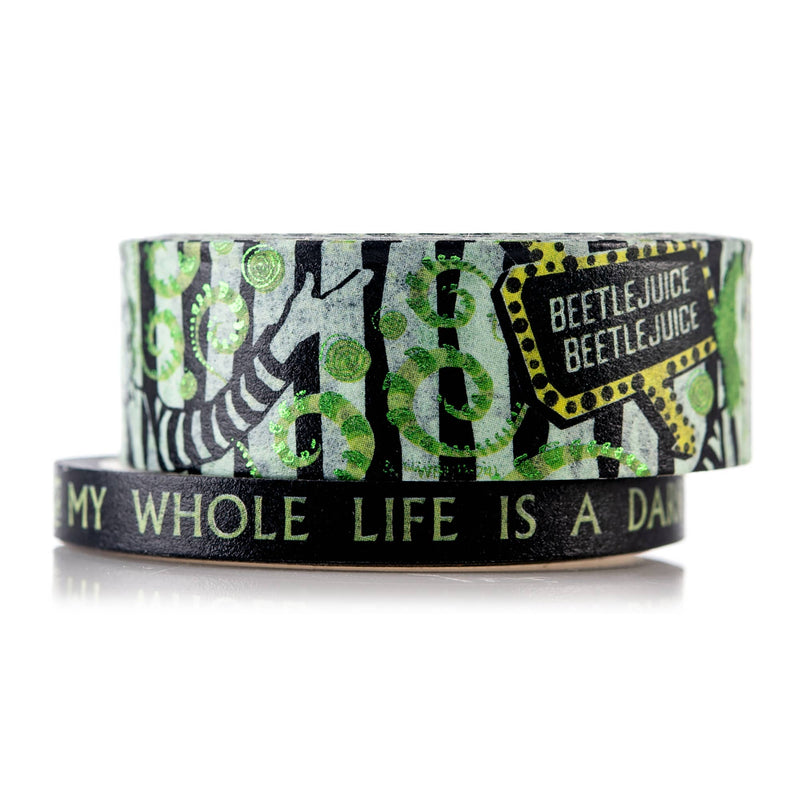 Conquest Journals - Beetlejuice Never Trust the Living Washi Tape