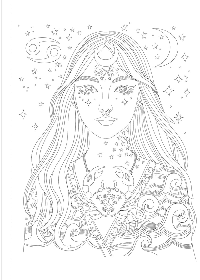 Sofia Liotta - A Mystical Coloring Book - Zodiac Magic