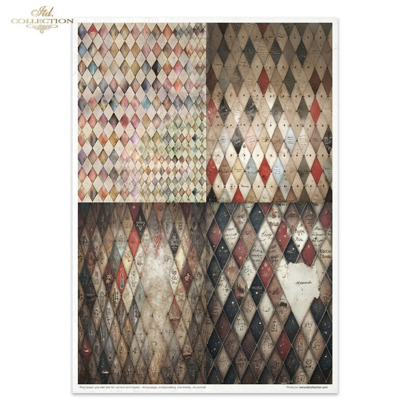 ITD Collection - Carnival - When the Curtain Falls - Rice Paper Set