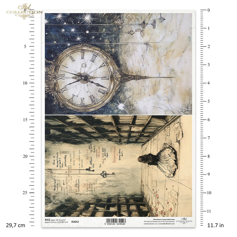 ITD Collection - Alice in Wonderland - Rice Paper - R2652