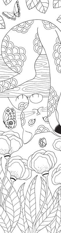 Rockpool Publishing - Cats Coloring Bookmarks
