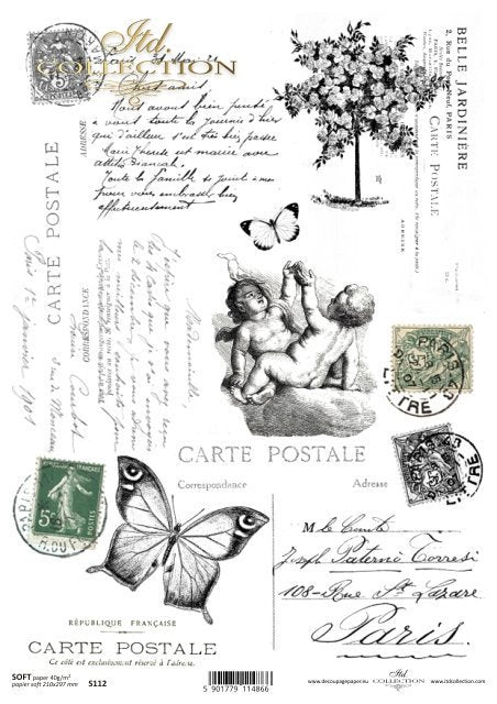 ITD Collection - Carte Postale - Soft Paper