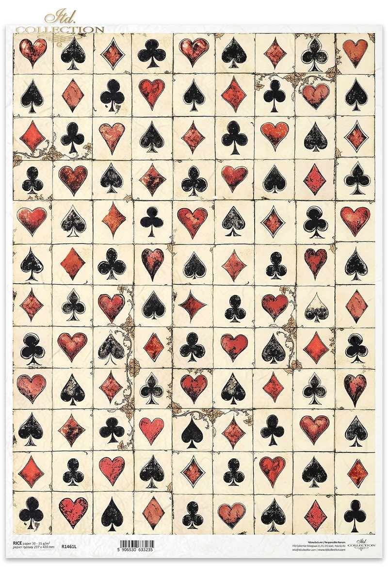 ITD Collection - Alice in Wonderland - R1461L - A3 Rice Paper