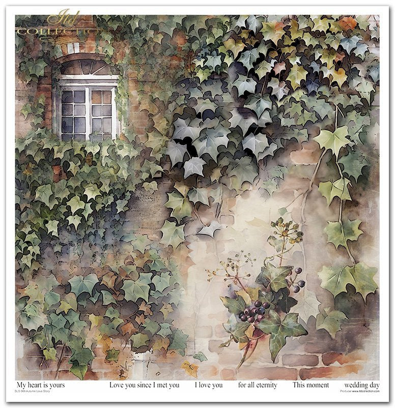 ITD Collection - Autumn Love Story Scrapbooking Papers