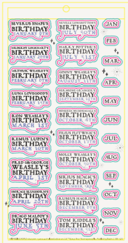 Conquest Journals - Harry Potter Planner Sticker Book