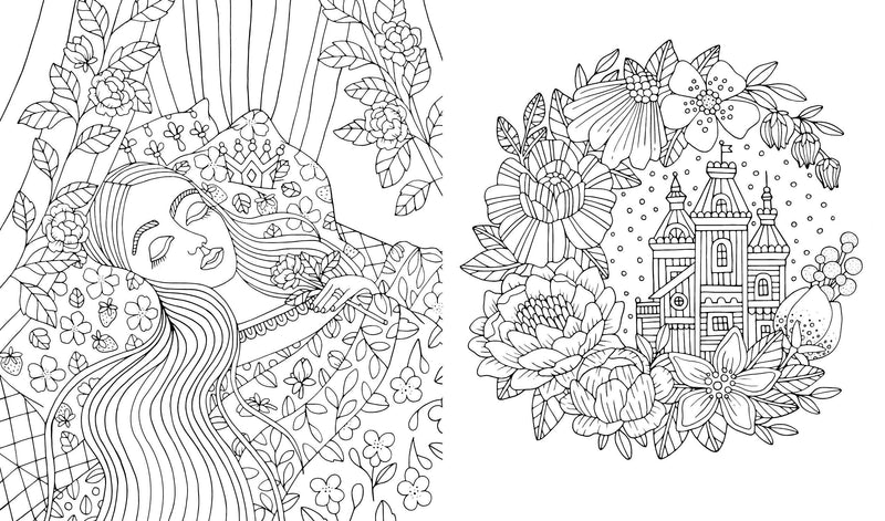 Emelie Lidehäll Öberg - Fairy Tales & Folklore Coloring Book