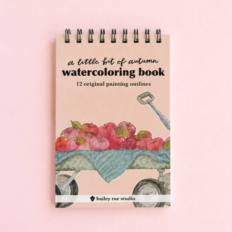 bailey rae studio - A little bit of autumn - mini watercoloring book
