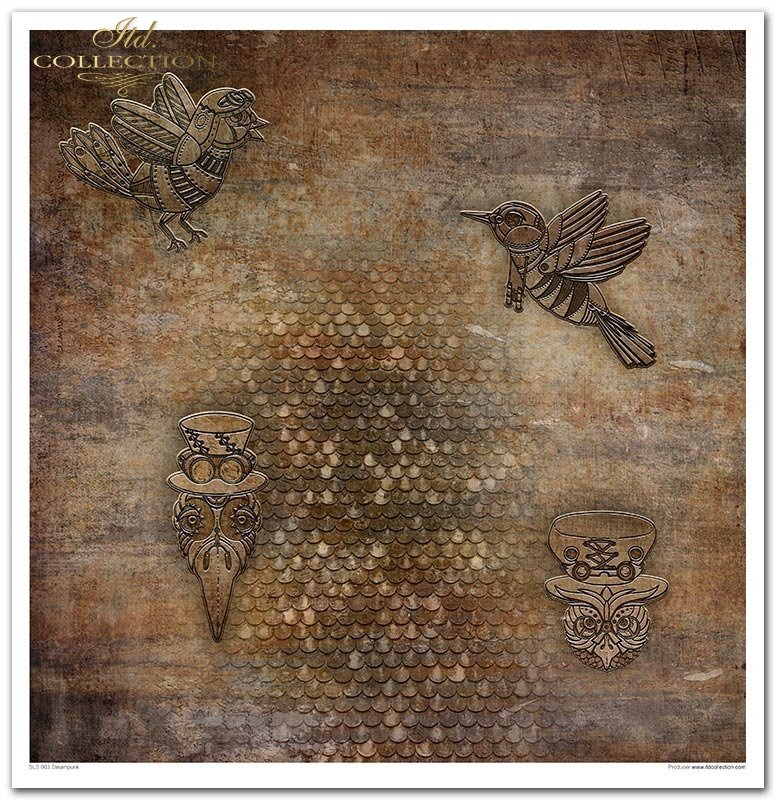 ITD Collection - Steampunk Scrapbooking Papers