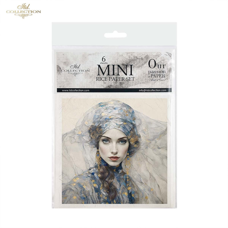 ITD Collection - Rice Paper Set Mini - Portraits of Women - RSM126
