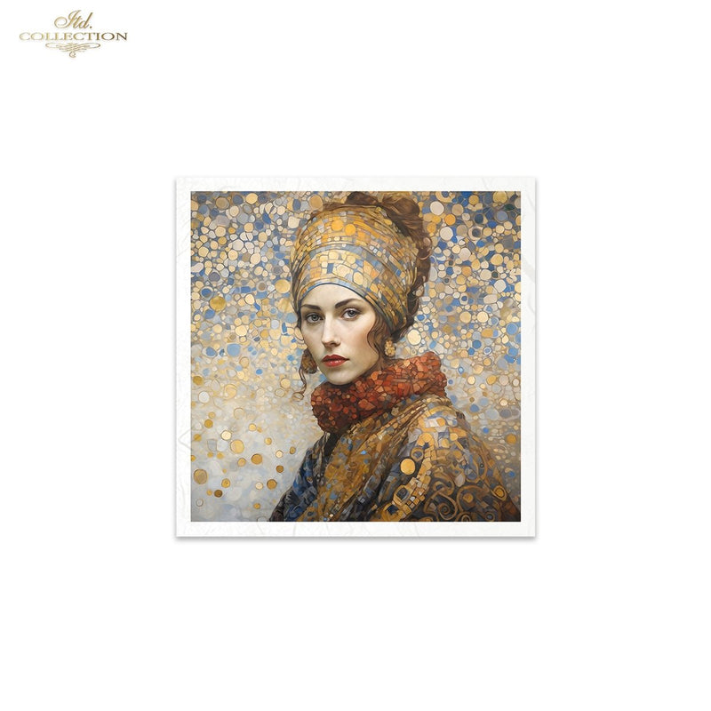 ITD Collection - Rice Paper Set Mini - Portraits of Women - RSM126